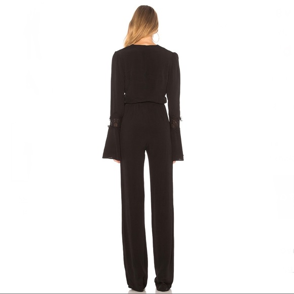 STONE COLD FOX BLACK LONG SLEEVE JUMPSUIT - Picture 7 of 8